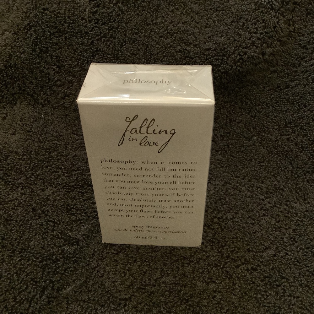 Philosophy spray fragrance eau de toilette. 2 fl. Oz. Falling in Love scent.